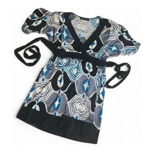 Fleurish Geometrical Mini Dress/Tunic